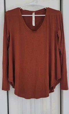 Lululemon Athletica 棕色长袖女式 4 码 — 第 1/4 张图片