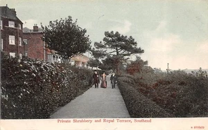 PRIVATGEBRAUCH KÖNIGLICHE TERRASSE SÜDLICH AM MEER ESSEX POSTKARTE 1905 COOPER BROS. - Bild 1 von 2