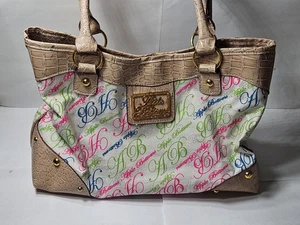 Retro Apple Bottoms by Nelly Handtasche bunt blau, pink & grün, Vintage Y2K - Bild 1 von 24