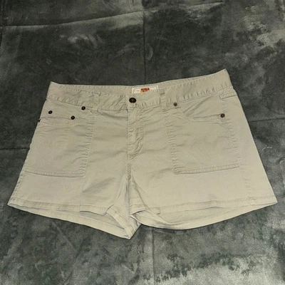 Mini Pantalones Cortos Caqui De Colección Y2K Route 66 Verde Para Mujer Talla 12 Informales Safari  Foto 1 de 4