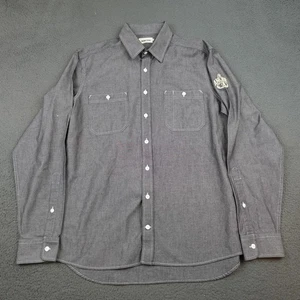 Taylor Stitch Hemd Herren 44 Extra Large Grau Chambray Workwear Langarm - Bild 1 von 11