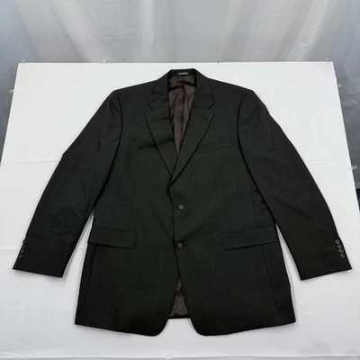 Шерстяное спортивное пальто Burberry London мужское 46L блейзер коричневая куртка на 2 пуговицах с одним отверстием - Изображение 1 из 4