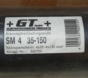 Manguito de conexión termorretráctil GT SM 4 35 150 para 4x35-150qmm - Imagen 1 de 1
