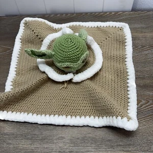 BABY YODA GROGU Mandalorian LOVEY handmade security blanket STAR WARS - A1 - Picture 1 of 6