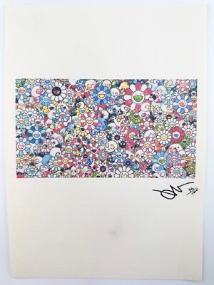 Takashi Murakami Original Vintage Art Print Lithograph Signed Limited COA - Image 1 of 3