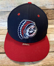 Peoria Chiefs Hat Baseball Cap New Era Vintage MiLB Minors 2001 Fitted 59 Fifty