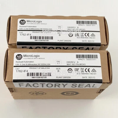Módulo de entrada analógica AB 1762-IF4 SerB MicroLogix 4 canales 1762IF4 nuevo sellado de fábrica Foto 1 de 4