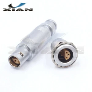 Conector push-pull FFA de 5 pines M12-1S enchufe, conector de cable eléctrico - Imagen 1 de 8
