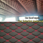 DIY Faux Leather Fabric Diamond Thick Quilted Sponge Back Car Interior Material