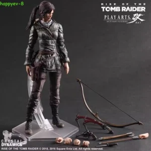 Play Arts 10.4 Inch The Tomb Raider Movie Figurine Laura Lara Croft Action Gift - Picture 1 of 4