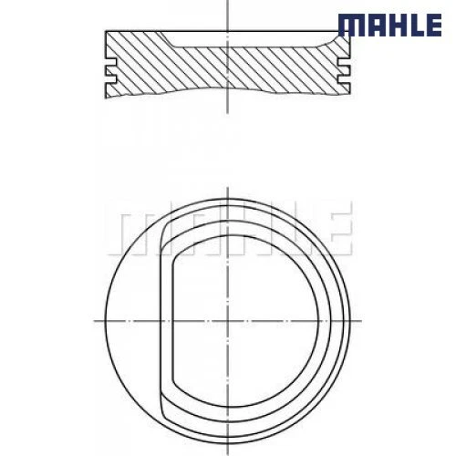 Pistón MAHLE 0307101 para Skoda Fabia I Fabia I Combi VW Polo Foto 1 de 1