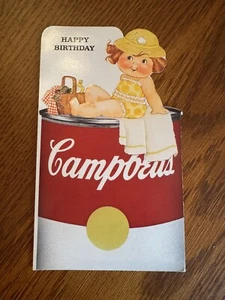 Vintage The Campbell’s Kids Greeting Card - No Envelope - Picture 1 of 3
