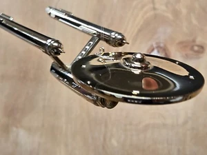 Star Trek Hallmark Keepsake Ornament - USS Enterprise (TOS) 50th Anniversary - Picture 1 of 12