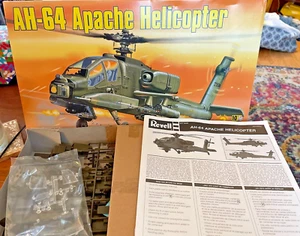 Revell 1:48 Plastic Model Kit AH-64 APACHE HELICOPTER #85-5443 Complete Skill 2 - Picture 1 of 3