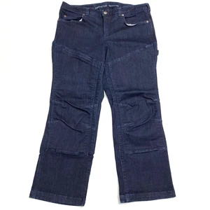 Pantalones de mezclilla Duluth Curvesetter doble flexión corte bota agrietados para mujer 14 x 29 84809 - Imagen 1 de 16
