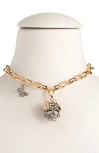 BETSEY JOHNSON Butterfly Skull Pendant Necklace - Picture 1 of 2
