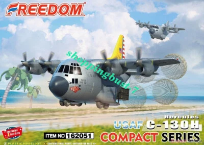 FREEDOM 162051 Compact Series:USAF C-130H Hercules Plastic Model - Image 1 of 4