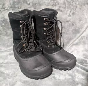 Field & Stream Men's Winter Boots-Size 5 Black 3M Thinsulate Water Resistant - Picture 1 of 12