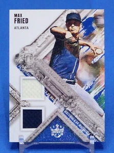 Max Fried 2022 Diamond Kings DK Materials Dual Relic w/ Blue & White Swatches - Picture 1 of 2