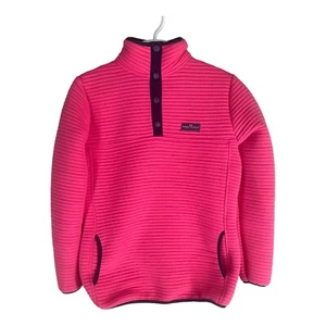 Simply Southern Sweatshirt Womens Small Pink Ribbed Thick Snap - Picture 1 of 8