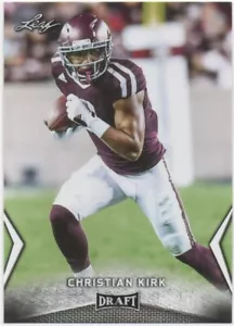 2018 Leaf Draft Football CHRISTIAN KIRK Base RC #11 Texas A&M - Picture 1 of 2