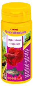 Sera FD Rote Mückenlarven 50ml - Leckerbissen aus 100% Mückenlarven MHD 10/23 - Bild 1 von 1