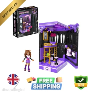 MEGA Monster High Action Figure Building Set Clawdeen's Boo-k Den with 299 Pc - Picture 1 of 6