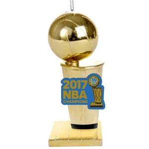 Golden State Warriors 2017 NBA Champions Limited Edition Trophy Ornament - Picture 1 of 1