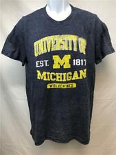 New Minor Flaw Michigan Wolverines Youth Size XL (18) Blue Adidas Shirt