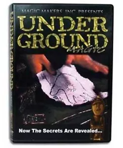 UNDERGROUND MAGIC DVD BY MAGIC MAKERS 24 TRICKS VANISH CARDS COINS SLEIGHT HAND - Picture 1 of 1