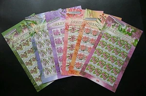 Malaysia National Definitive Orchids 2017 Flower (sheetlet) MNH *infrared ink - Picture 1 of 6