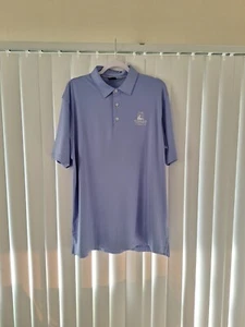 Mens Large Dunning Golf Polo Shirt PGA National Club Champion Ship Blue - Picture 1 of 3