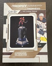 2019-20 O-Pee-Chee Trophy Patch Ted Lindsay Trophy Connor McDavid #P-31 Patch