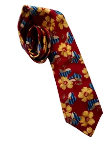 CRAVATTA MAK UNO SETA TIE SILK VINTAGE MADE IN ITALY UOMO MODA REINE SEIDE SOIE - Imagen 1 de 7