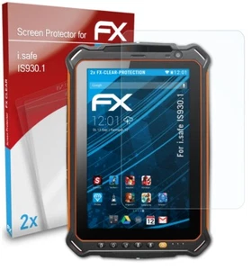 atFoliX 2x Screen Protection Film for i.safe IS930.1 Screen Protector clear - Afbeelding 1 van 8