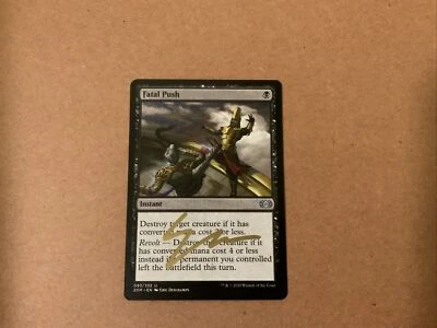 MTG Magic Fatal Push Signed Artist Proof x1 Double Masters 2XM Eric Deschamps - Image 1 of 2