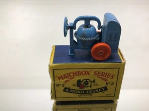 MOKO LESNEY MATCHBOX 3 CEMENT MIXER -BLUE 3inch- FAIR IN B2 BOX - 500 - Picture 1 of 6