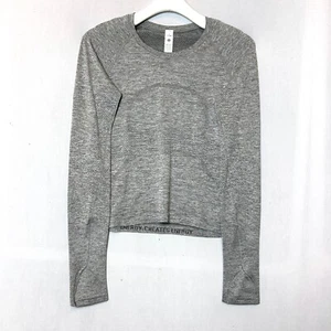 Lululemon Swiftly Tech Long Sleeve Top 2.0 Race Shirt Women's Size 6, 8, Gray - Picture 1 of 18