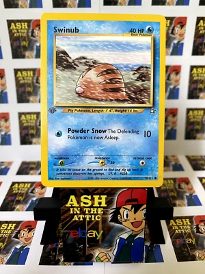 Swinub - 79/111 - 1st Edition - Neo Genesis - Pokemon TCG - Image 1 of 2