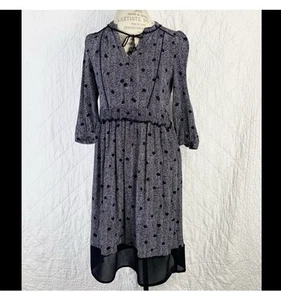 Anthropologie Polka Dot Striped Business Casual Oversize Dress - Picture 1 of 12