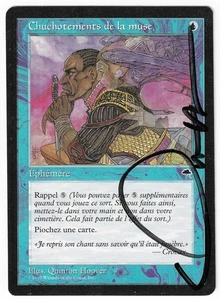 ►Magic-Style◄ MTG - Whispers of the Muse - Tempest Signed Quinton Hoover - Good - Picture 1 of 2