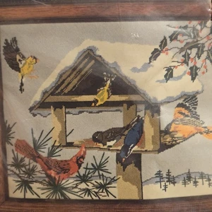 Vintage 1980 Candamar etwas Besonderes Nadelspitzen-Set Vogelfutterhaus 30097 versiegelt - Bild 1 von 4