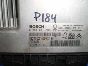 0281011861 CENTRALITA MOTOR UCE / 112009 PARA CITROËN C3 1.4 HDI - Imagen 1 de 3