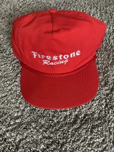 Vintage Firestone Racing Trucker Hat Adjustable Cap - Picture 1 of 1