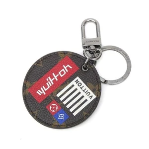 Louis Vuitton Porte Clés Round Bag Charm Key Holder Monogram Canvas Authentic - Picture 1 of 15