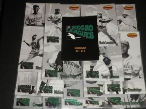 NEGRO LEAGUES BASEBALL 19 KARTEN UNTERGRUPPE TWCC TED WILLIAMS CARD CO. TOLLE LEGENDEN - Bild 1 von 6