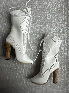TONNER RTB-101 VDC GRACE & LACIE 16" DOLL WHITE VICTORIAN LACE-UP BOOTS SHOES - Bild 1 von 10