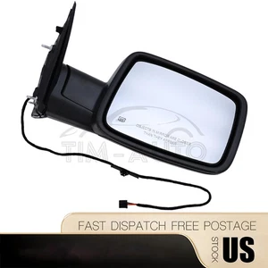 Passenger Right Door Power Heat Mirror For 2013-2018 Ram 1500 2500 Manual Fold - Picture 1 of 9