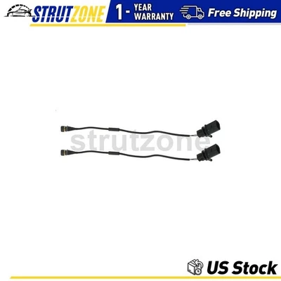 2x Front Disc Brake Pad Wear Sensor Centric Parts For 2011-2018 Audi A8 Quattro - Image 1 of 4