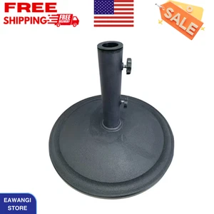 Mainstays 26LB Matte Black Round Umbrella Base Designed to be Used with a Patio - Picture 1 of 1